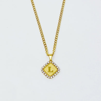 Aztec Delight Initial Necklace WEM Support (www.WEM.support)