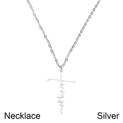 Fashion Faith Stainless Steel Pendant WEM Support (www.WEM.support)