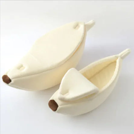 Banana Pet Bed – Cozy Sleeping Bag for Cats & Dogs WEM Support (www.WEM.support)