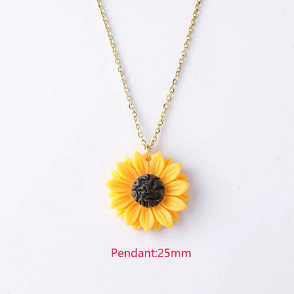 Sunflowers Necklace WEM Support (www.WEM.support)