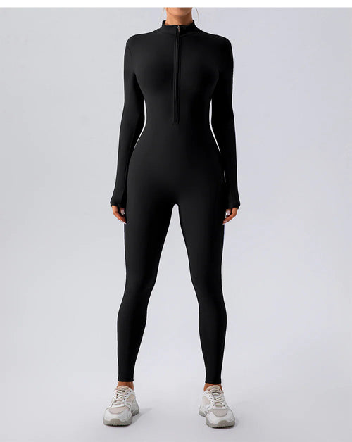Fleece-Lined Yoga Jumpsuit WEM Support (www.WEM.support)