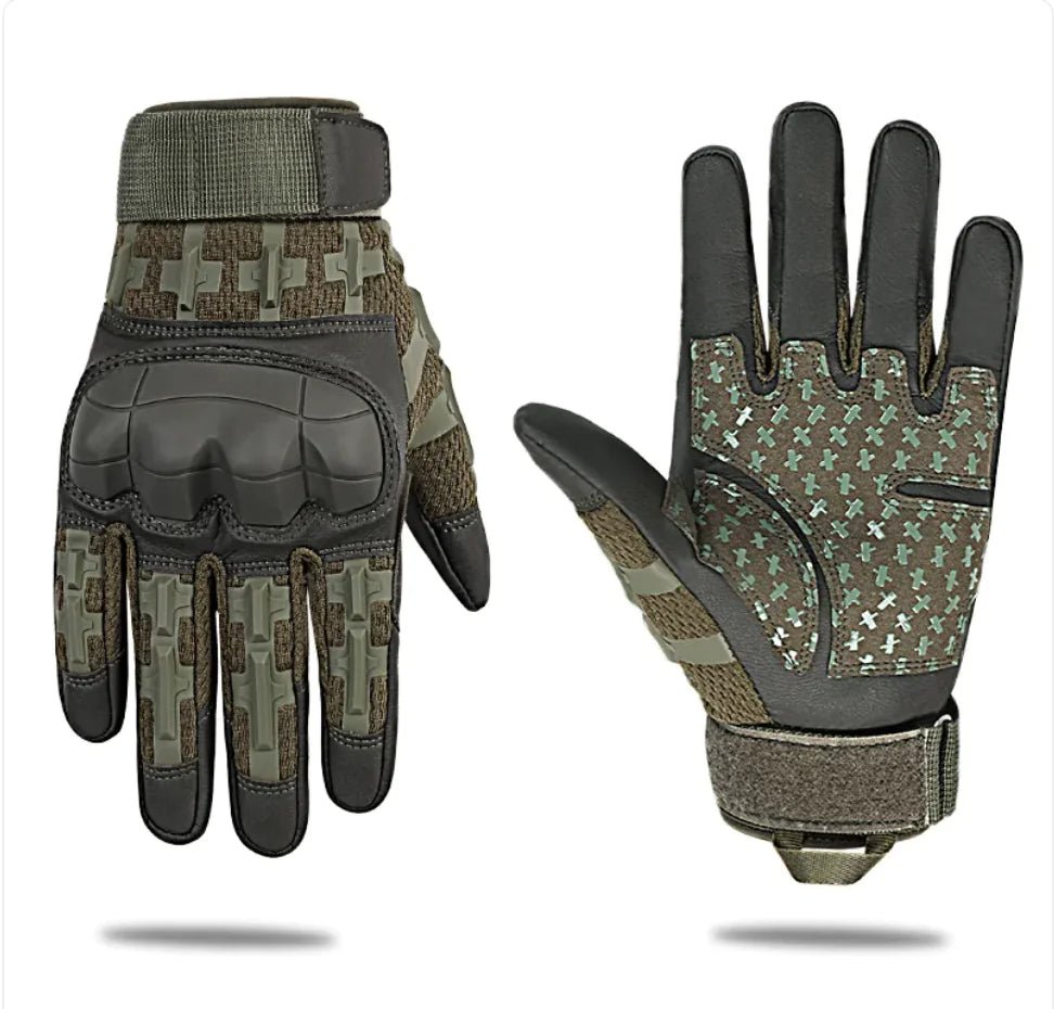 Outdoor Full Finger Anti - Skid Gloves with Touchscreen - Catch Cards