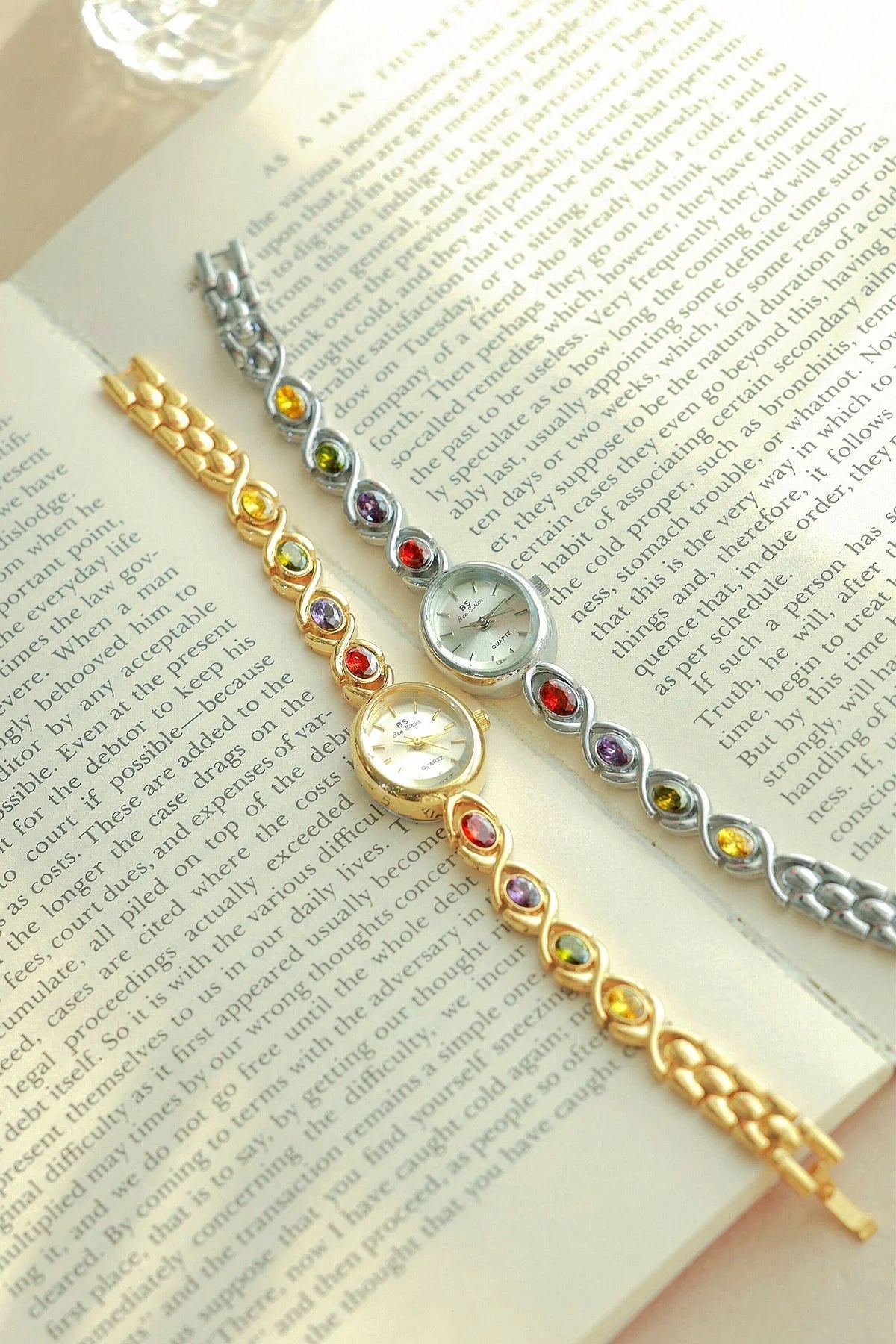 Oval Gemstone Luxury Watch - Catch Cards