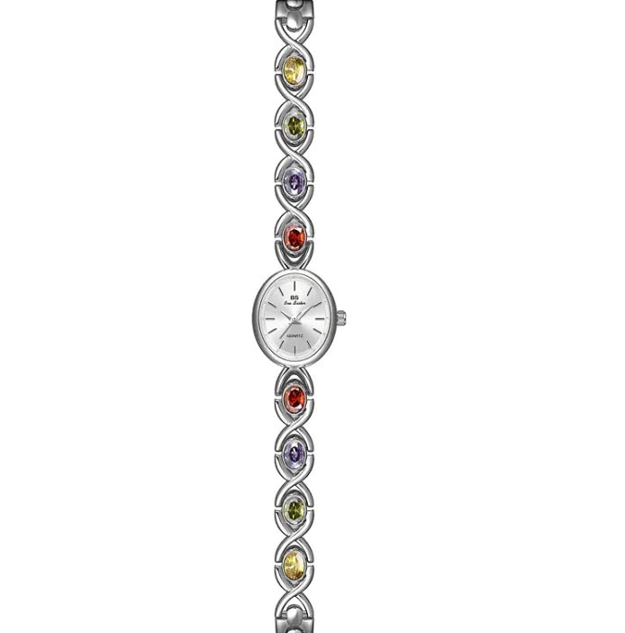 Oval Gemstone Luxury Watch - Catch Cards