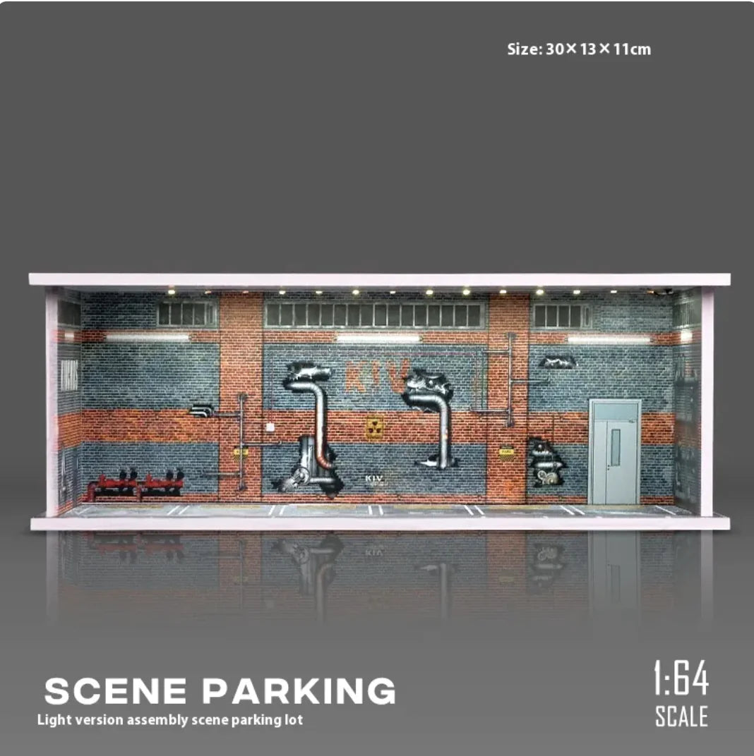 Miniature Parking Lot Display Shelf WEM Support (www.WEM.support)