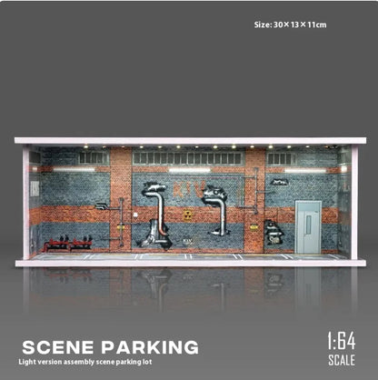 Miniature Parking Lot Display Shelf WEM Support (www.WEM.support)