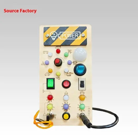 Wooden LED Board Toy WEM Support (www.WEM.support)