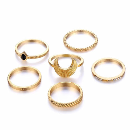 Moon Geometric Joint Rings Set WEM Support (www.WEM.support)