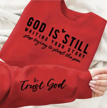 Vibrant Letter Print Crew Neck Sweatshirt