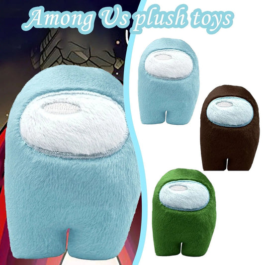 Pelúcia Fofa do Among Us com Música: Boneco Vermelho Pequeno e Fofo para o Natal WEM Support (www.WEM.support)