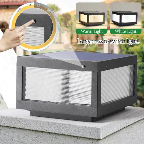 Solar Wall Light With Dimmable LEDs Unavailable Platforms- Temu WEM Support (www.WEM.support)