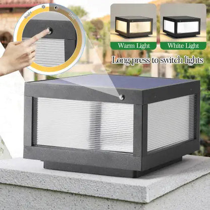 Solar Wall Light With Dimmable LEDs Unavailable Platforms- Temu WEM Support (www.WEM.support)