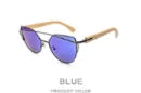 Bamboo Cat Eye Sunglasses WEM Support (www.WEM.support)