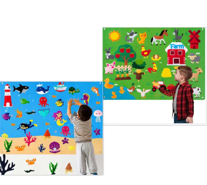 Interactive Science Discovery Felt Busy Board WEM Support (www.WEM.support)