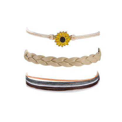 Sunflower Anklet - You are my Sunshine WEM Support (www.WEM.support)