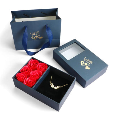 Luxury Four Leaf Clover Necklace WEM Support (www.WEM.support)