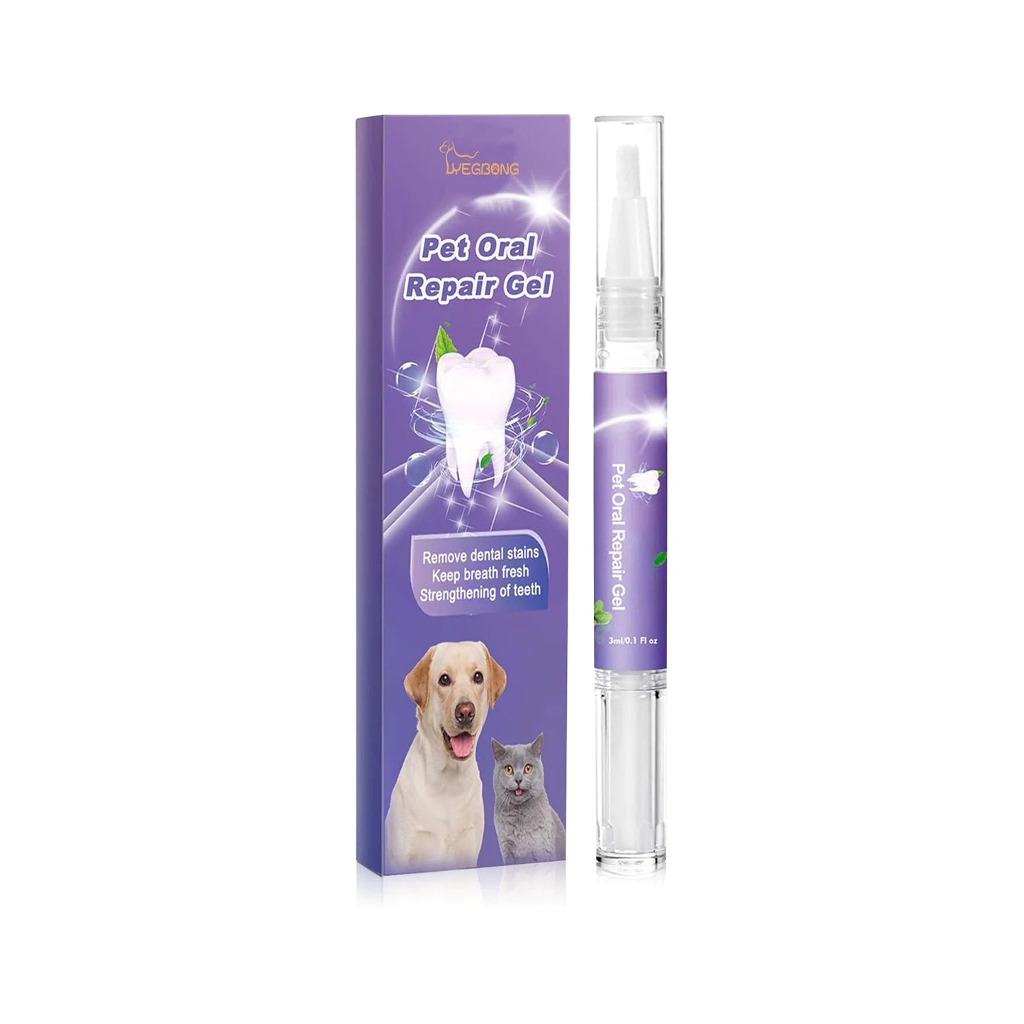 Pet Oral Repair Gel Care Cleaner WEM Support (www.WEM.support)