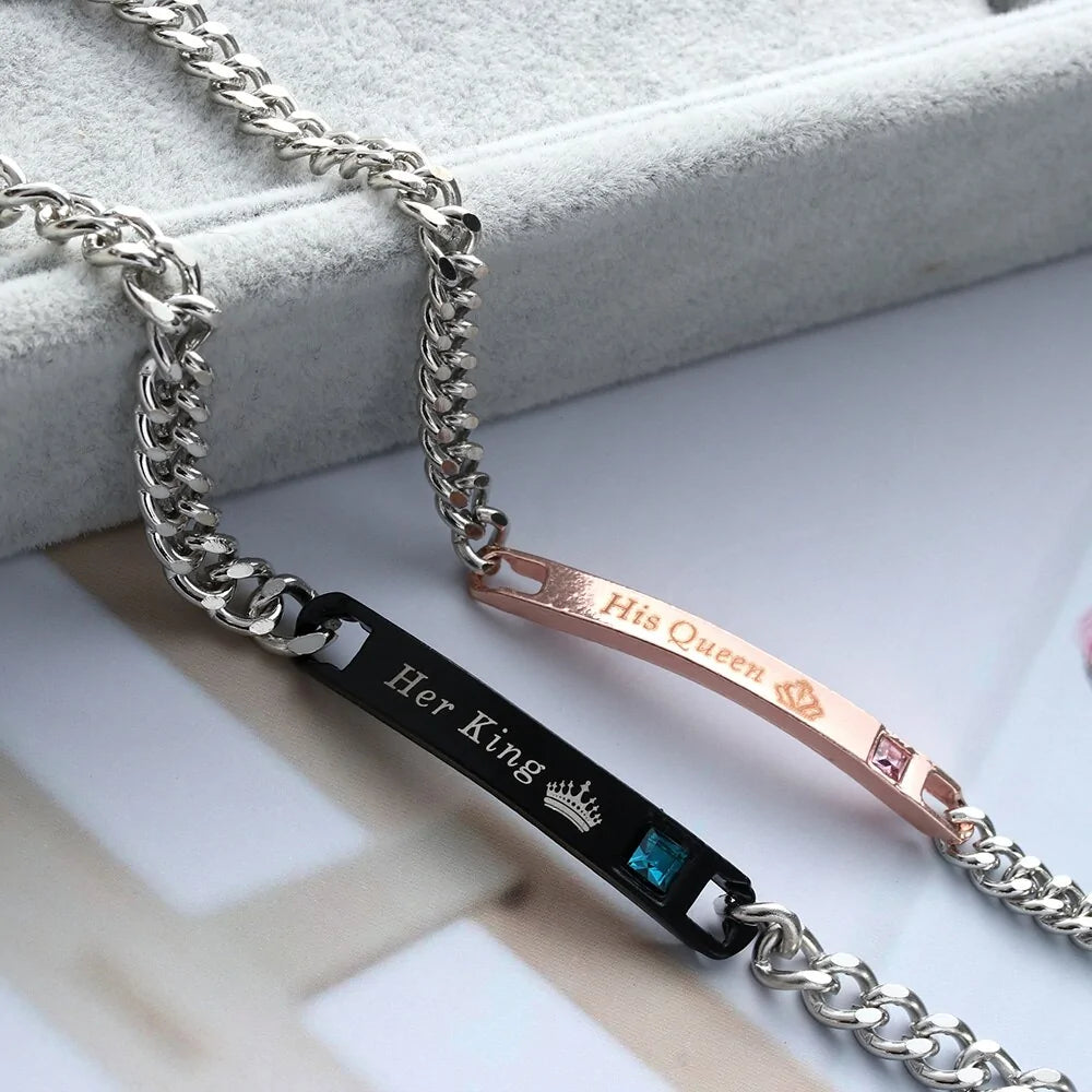 Trendy Lovely Couple Bracelets WEM Support (www.WEM.support)