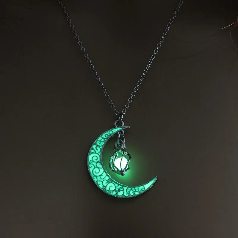 Moon Glowing Necklace WEM Support (www.WEM.support)