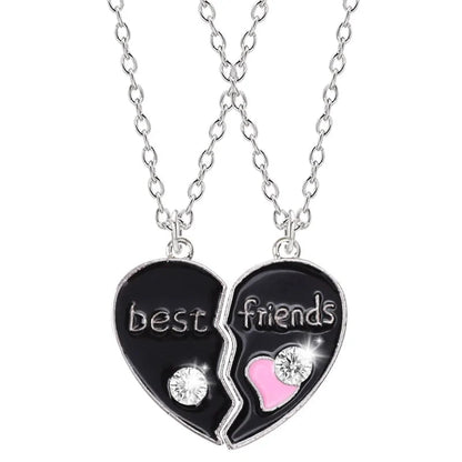 Star Moon Best Friend Pendant Necklace Set WEM Support (www.WEM.support)