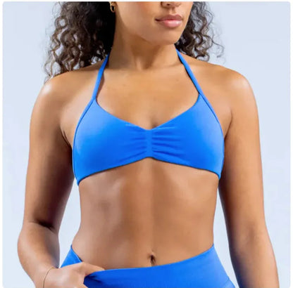 Women's Halter Back Sports Bra HejK.com