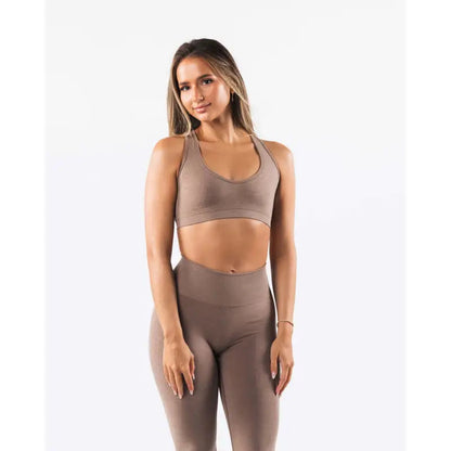 Yoga Hollow-out Sports Bra and Pants Set WEM Support (www.WEM.support)