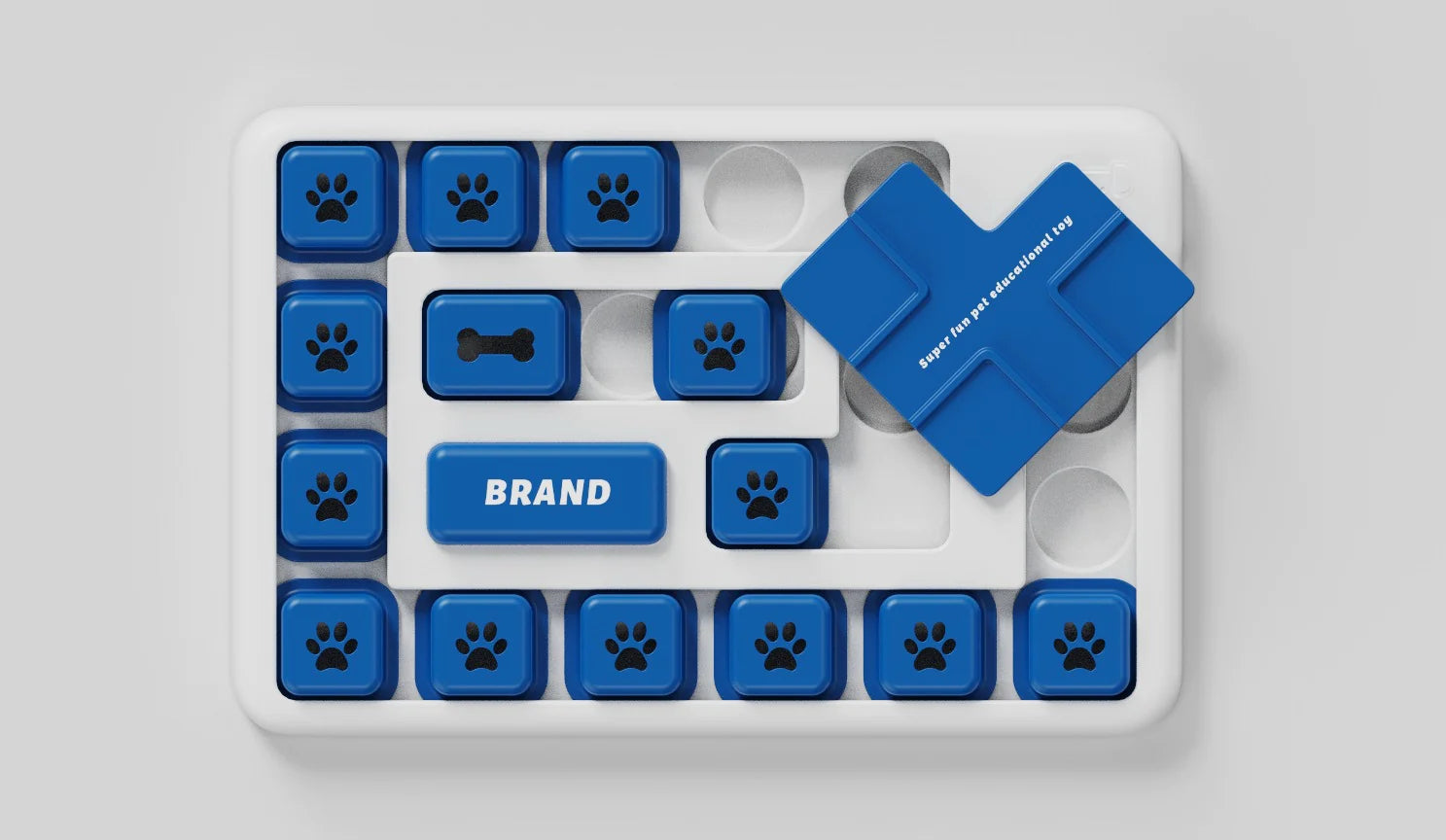 Interactive Slow Feeder Puzzle Toy for Dogs WEM Support (www.WEM.support)