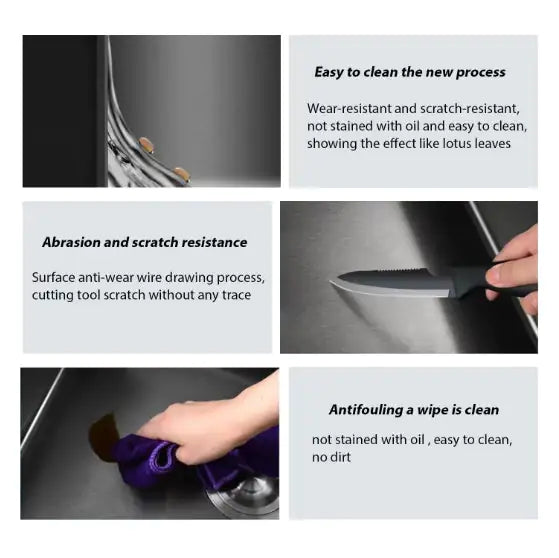 Table Sink With Basket Filter WEM Support (www.WEM.support)