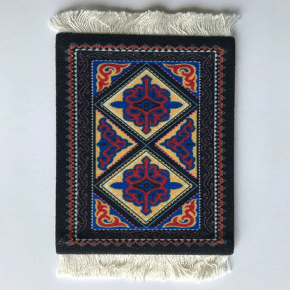 Persian Carpet Mouse Pad & Coasters: Vintage Elegance - Catch Cards