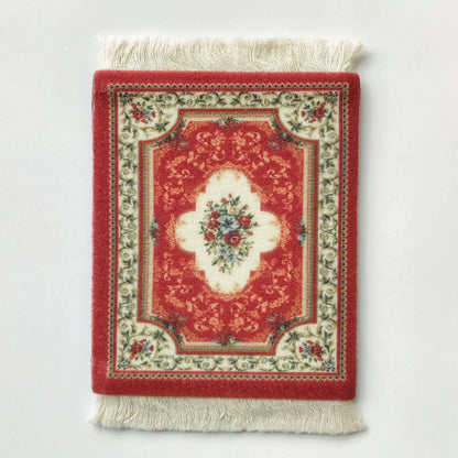 Persian Carpet Mouse Pad & Coasters: Vintage Elegance - Catch Cards