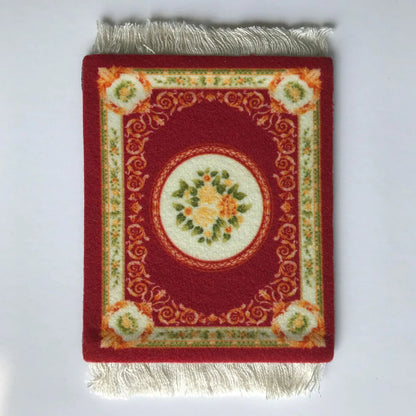 Persian Carpet Mouse Pad & Coasters: Vintage Elegance - Catch Cards