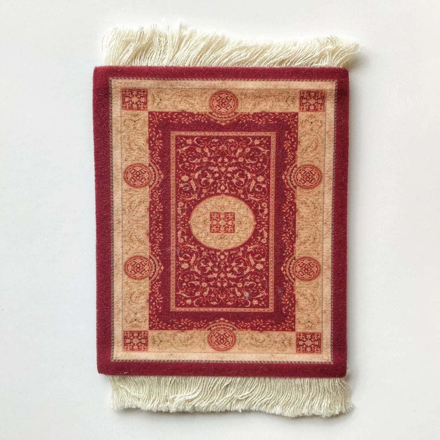 Persian Carpet Mouse Pad & Coasters: Vintage Elegance - Catch Cards