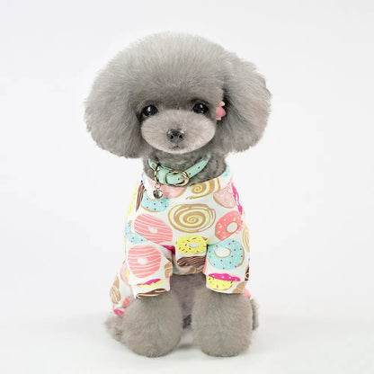 Pet Soft Cotton Jumpsuits - Catch Cards