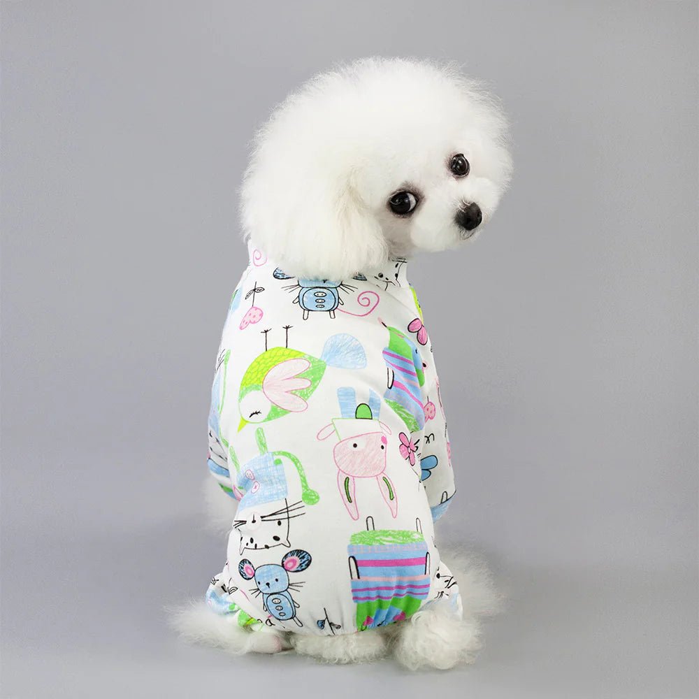 Pet Soft Cotton Jumpsuits - Catch Cards