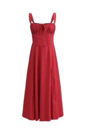 Plain and Floral Print Strappy Dress - Catch Cards