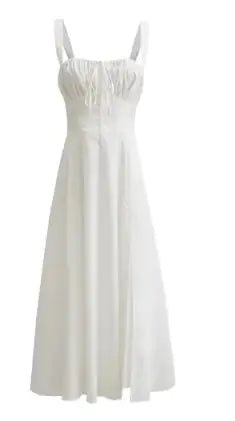 Plain and Floral Print Strappy Dress - Catch Cards