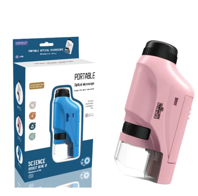 Pocket Mini Microscope 120x for Kids (One Piece) - Catch Cards