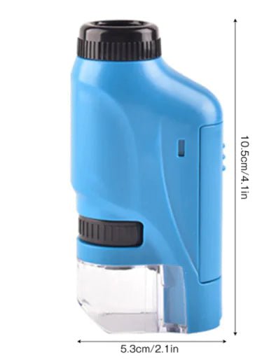 Pocket Mini Microscope 120x for Kids (One Piece) - Catch Cards