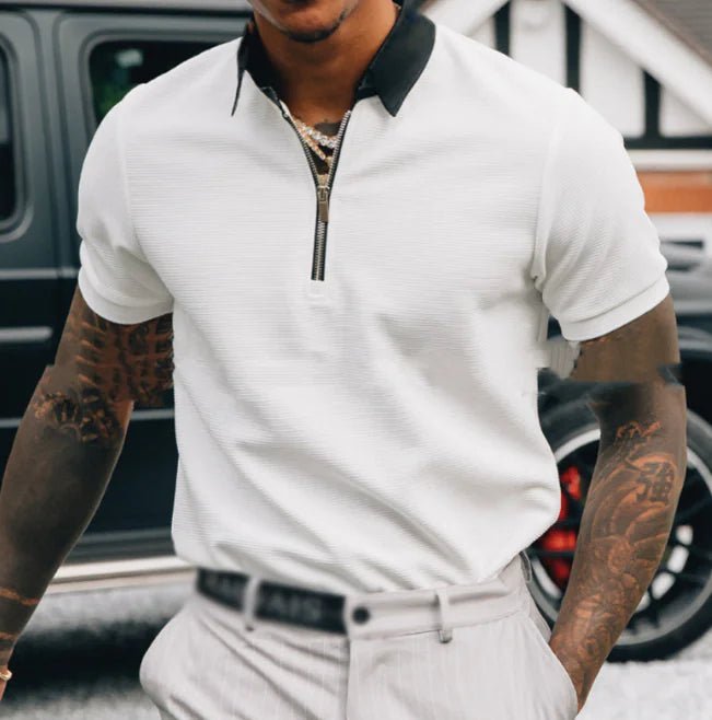 Polo Zipper Shirt - Catch Cards