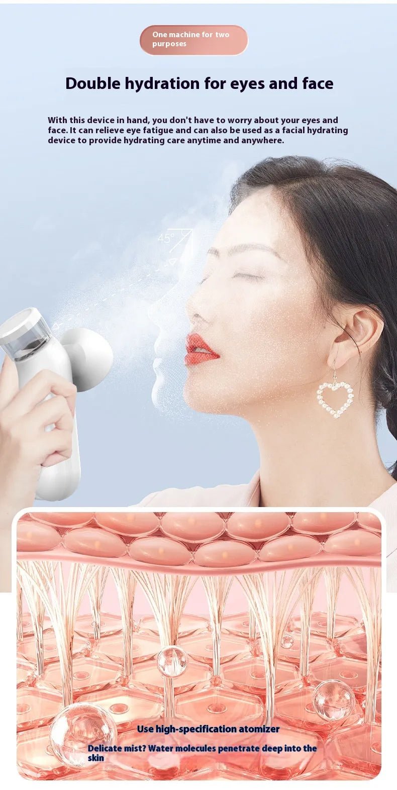 Portable Cold And Hot Compress Eye Atomization - Catch Cards