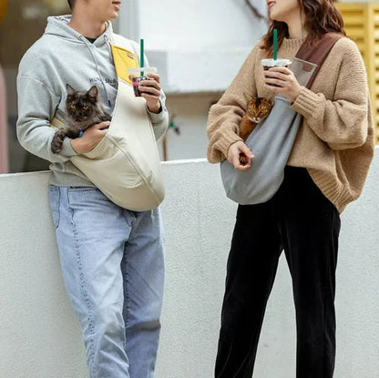 Portable Crossbody Cat Carrier Bag - Catch Cards