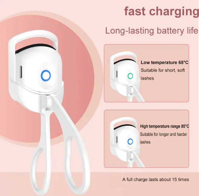 Portable Electric Heated Eyelash Curler - Catch Cards