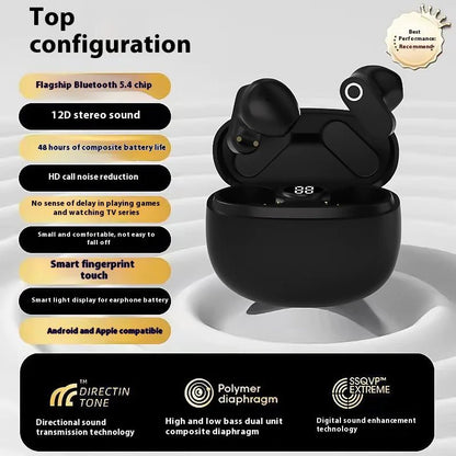 Portable Home Long Battery Life Sports Ear Hook Bluetooth Headset - Catch Cards