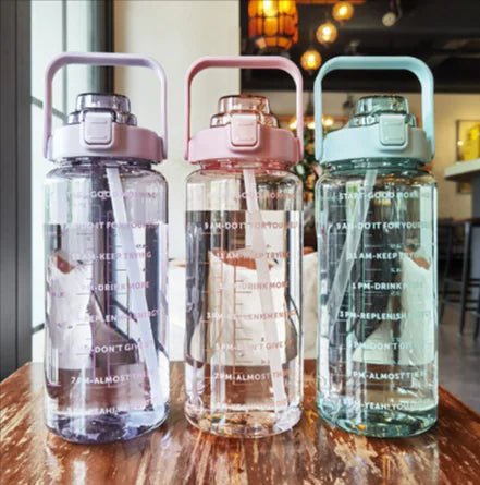 Portable Large Plastic Water Bottle - Catch Cards