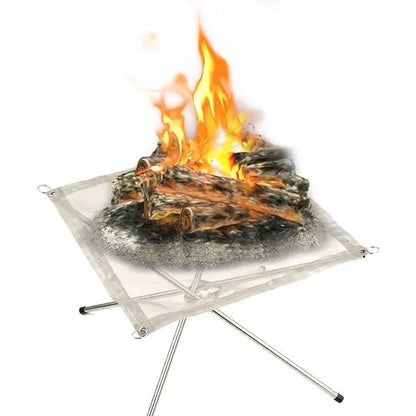 Portable Outdoor Fire Pit and BBQ Grill架 - Catch Cards