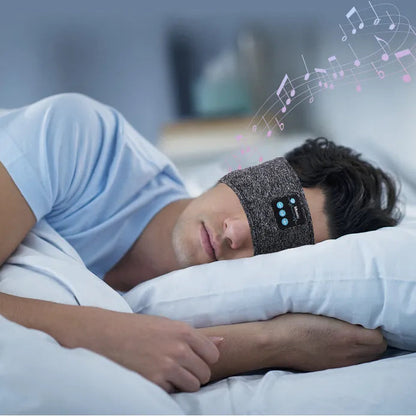 Bluetooth Sports Sleep Headband with Music WEM Support (www.WEM.support)