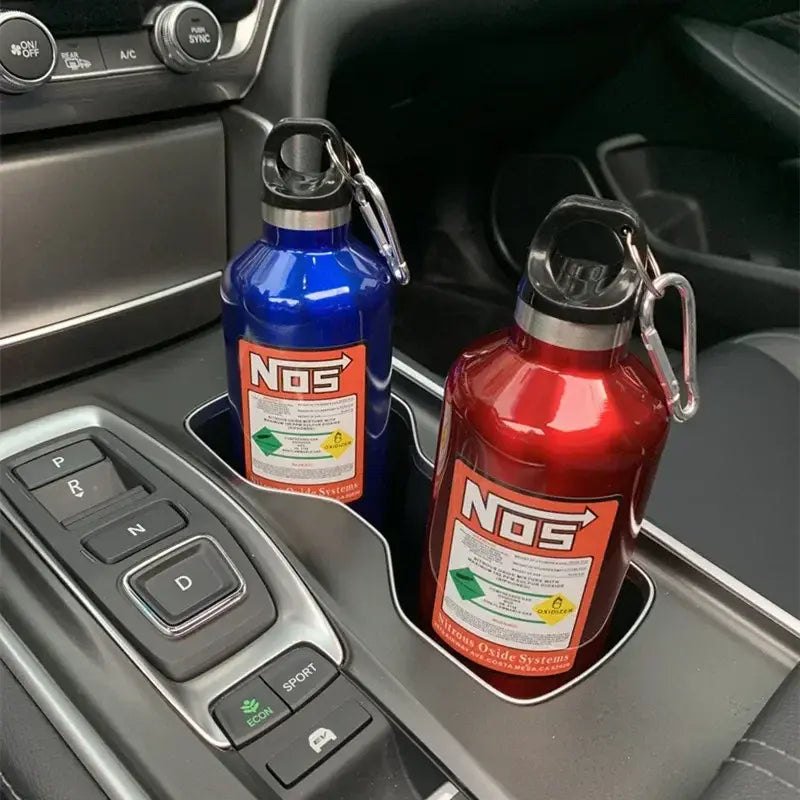 Car NOS Nitrogen Water Bottle WEM Support (www.WEM.support)