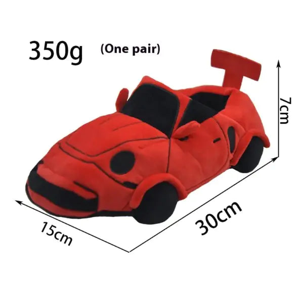 Car Plush Indoor Slippers HejK.com