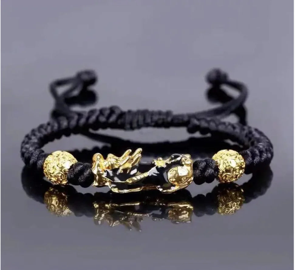 Vietnam Sand Gold Obsidian Bracelet for Men and Women WEM Support (www.WEM.support)
