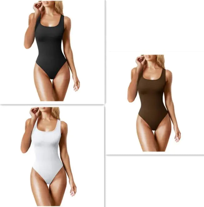 Women's Yoga Neck Sports Bodysuit WEM Support (www.WEM.support)